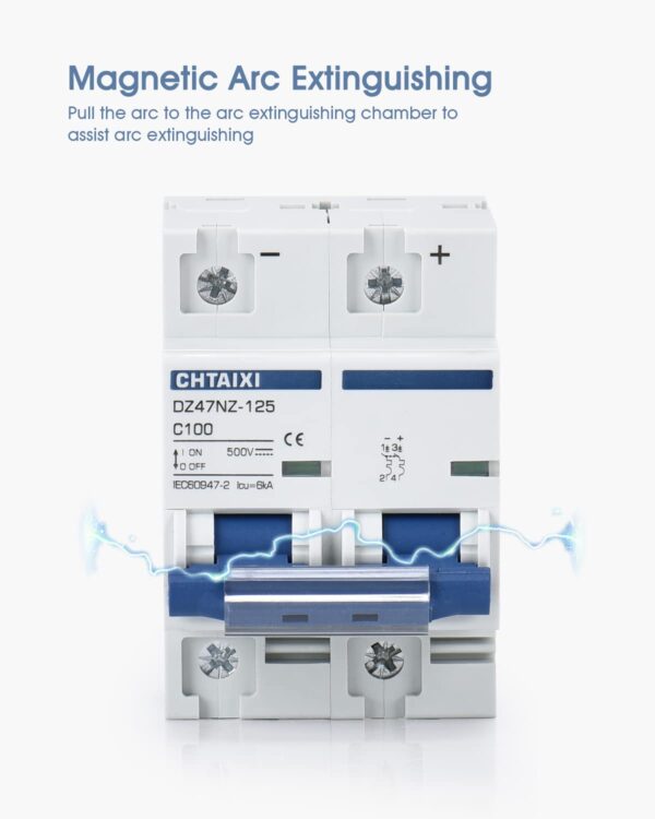 Disyuntor Solar DC 80A 500V - Imagen 3
