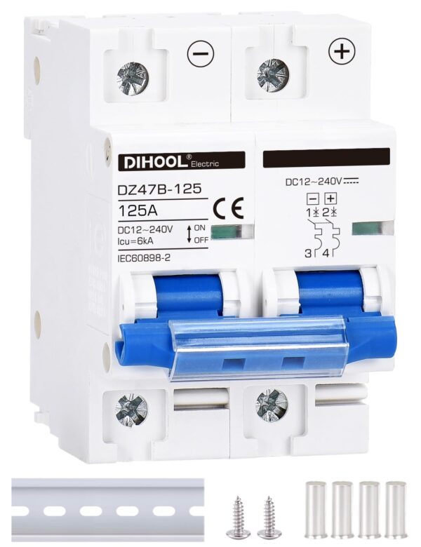 Disyuntor - Breaker Solar DC 125A 600V - Imagen 19