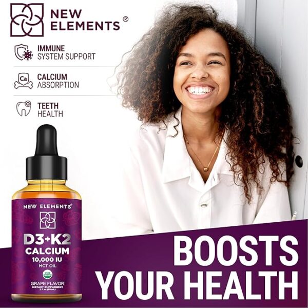 Vitamina D3 + K2 Líquida de Alta Absorción - Imagen 3
