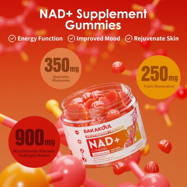 Gomitas Nad+ Resveratrol - Imagen 5