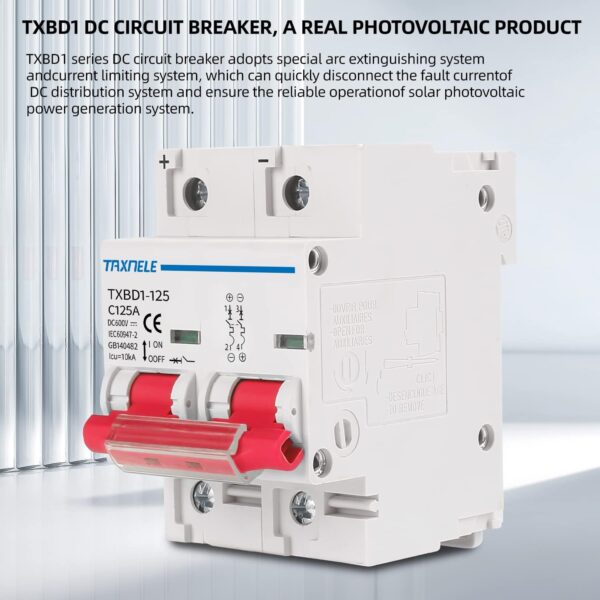 Disyuntor - Breaker Solar DC 125A 600V - Imagen 10