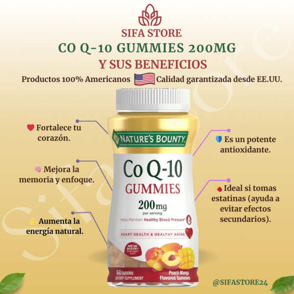 CoQ10 200mg – Salud Cardíaca