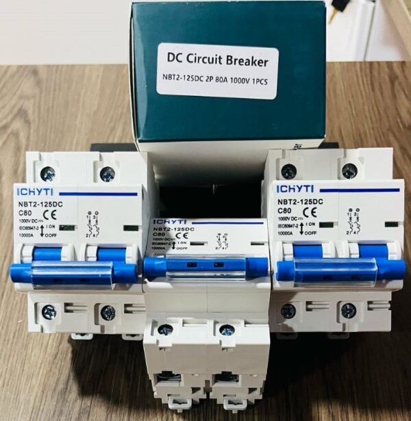 Disyuntor - Breaker Solar DC 80A 1000V - Imagen 3