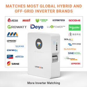 Batería de Litio LITHTECH LiFePO₄ TR4000WX – 5kWh (51.2V 100Ah)