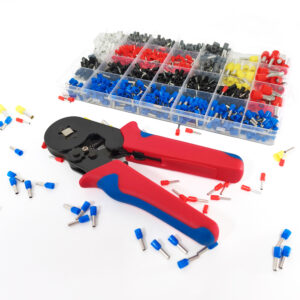 Kit Profesional de Crimpado HSC8 6-4A + 1200 Terminales Tubulares