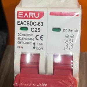 Disyuntor - Breaker Solar DC EARU 25A 1000V