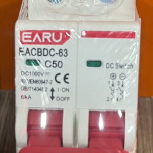 Disyuntor - Breaker Solar DC EARU 50A 1000V