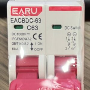 Disyuntor - Breaker Solar DC EARU 63A 1000V