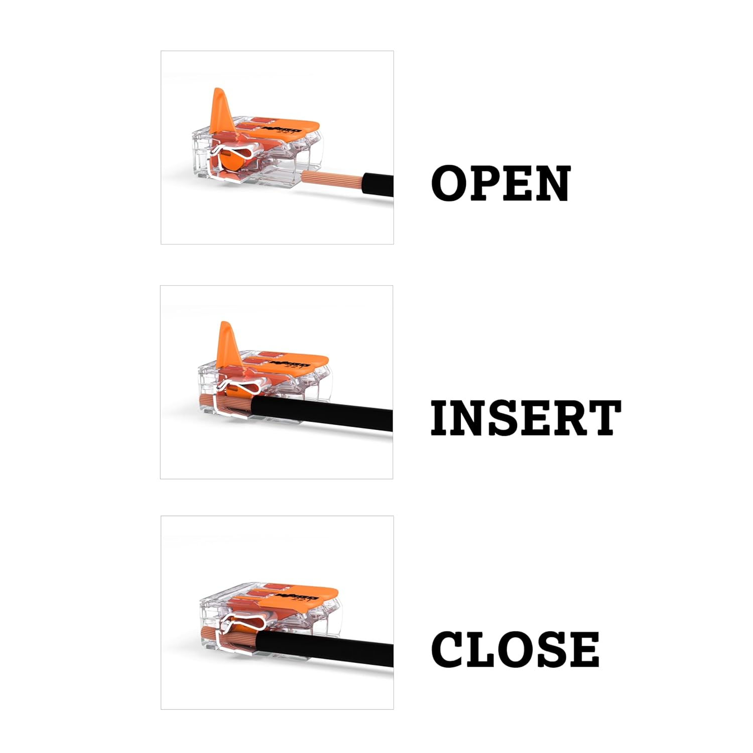 WAGO 221-415 | 5 Vías | Terminal de Conexión Eléctrica Transparent - Imagen 4